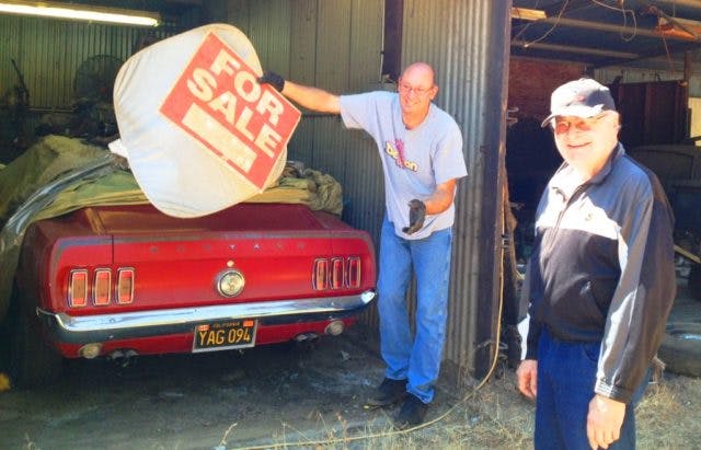 Diane purchased her mothers original 1969 Mach 1 in 2012 for a whopping 1 dollar!
