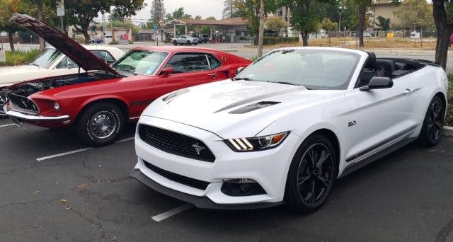 Diane's latest pony is this 2017 California special Mustang convertible.