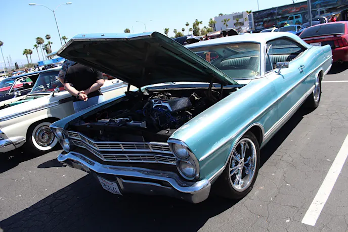 In a world where Coyote swaps seem to be all the rage, there are still cars like this '66-'67 Fairlane who choose to go against the grain and rock a 5.0 H.O. engine, and we dig it.