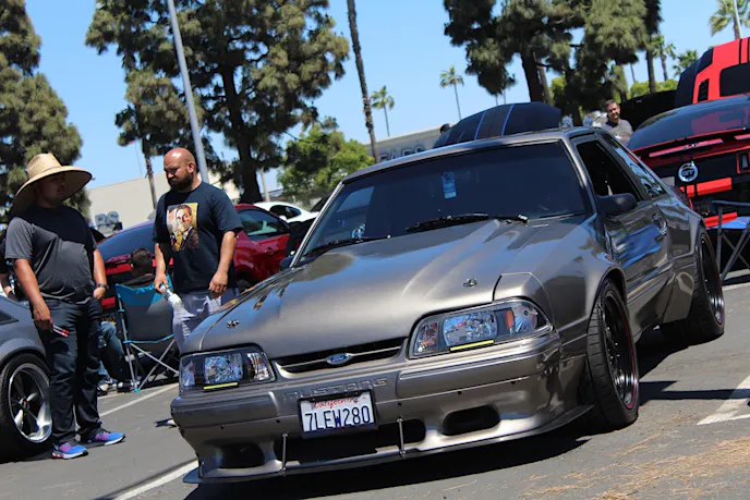 One of the cleanest Fox Mustangs around was the wide-bodied hatch.