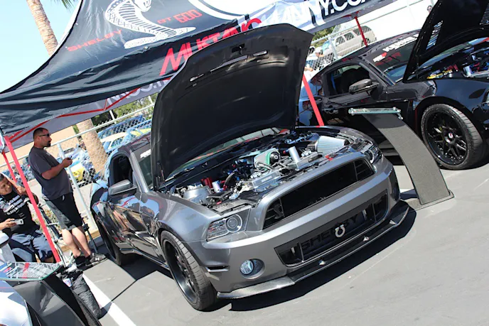 Of course Mustang Manny and his band of wide-bodied, Kenne Bell supercharged Super Snape GT500s were on deck as well.