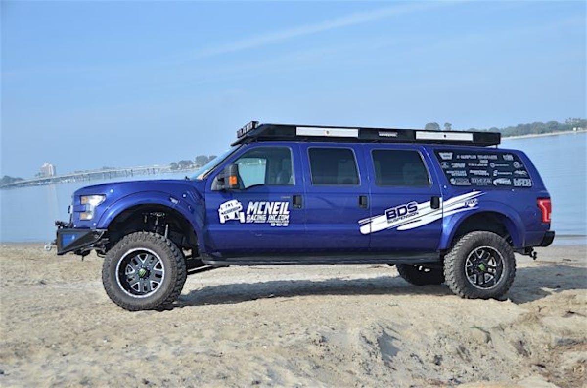 McNeil Racing, located in San Diego, California, is owned by Matt and Perry McNeil. It got its start with Perry racing down in Baja, and then building his own vehicles, and then building vehicles for friends and friends of friends. From there, it became synonymous with fiberglass panels, as products for various makes and models were constructed at a breakneck pace. The experience and attention-to-detail that came from working on custom-made fiberglass obviously had a great effect on the building of the Sixcursion.