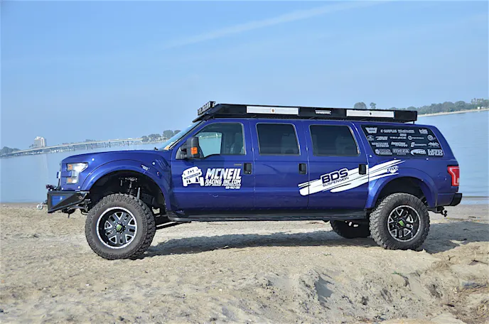 McNeil Racing, located in San Diego, California, is owned by Matt and Perry McNeil. It got its start with Perry racing down in Baja, and then building his own vehicles, and then building vehicles for friends and friends of friends. From there, it became synonymous with fiberglass panels, as products for various makes and models were constructed at a breakneck pace. The experience and attention-to-detail that came from working on custom-made fiberglass obviously had a great effect on the building of the Sixcursion.