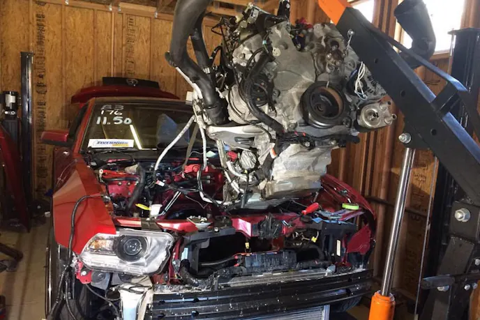 And just like that, the Mustang was un-EcoBoost-swapped.