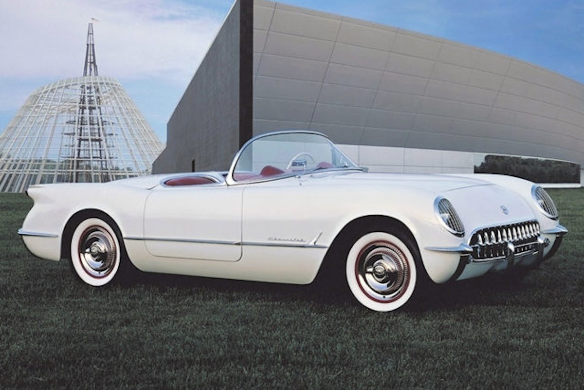 After crowds thronged the ÒCorvetteÓ concept roadster at the 1953 GM Motorama, Chevrolet put the fiberglass-bodied two-seater into production ASAP Ð and thus began the saga of America's Sports Car.