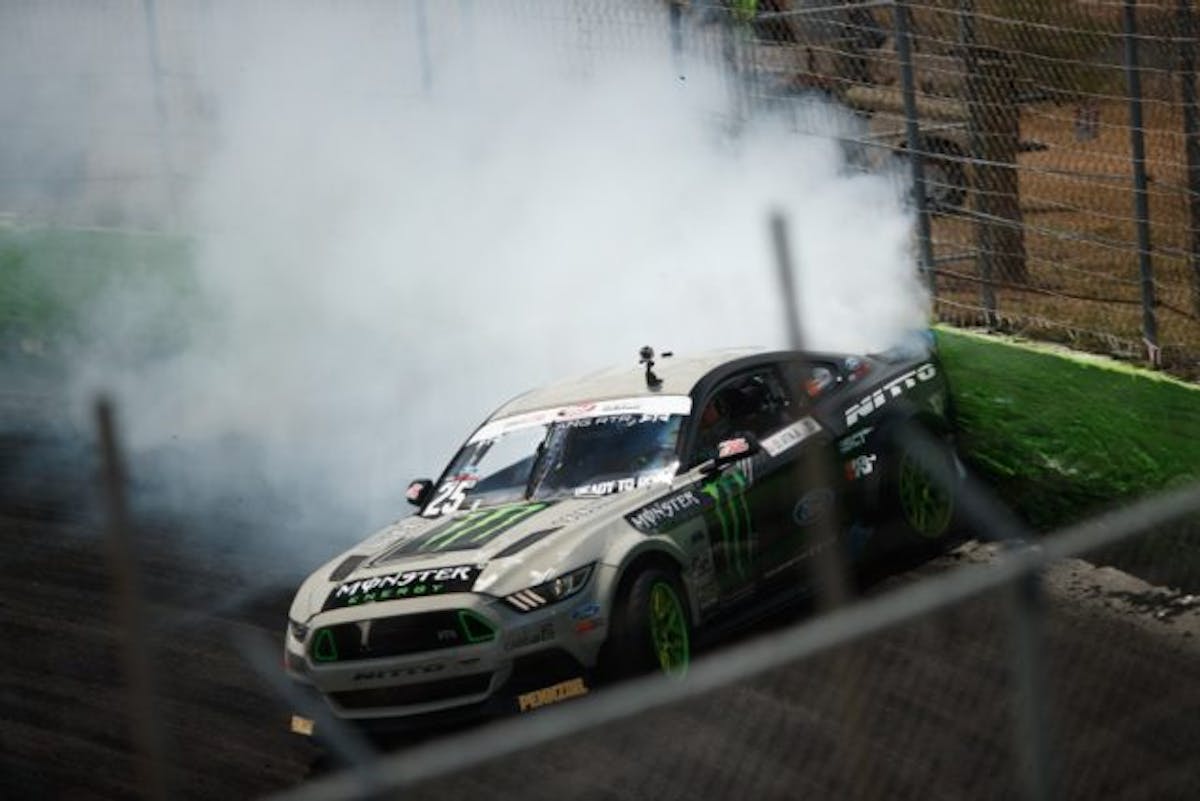 While it was obviously close, it wasn’t until after the lap that I learned the car was mere inches off the wall during my ride. With Vaughn under complete control of the 1,000 Mustang, it wasn’t the least bit frightening.