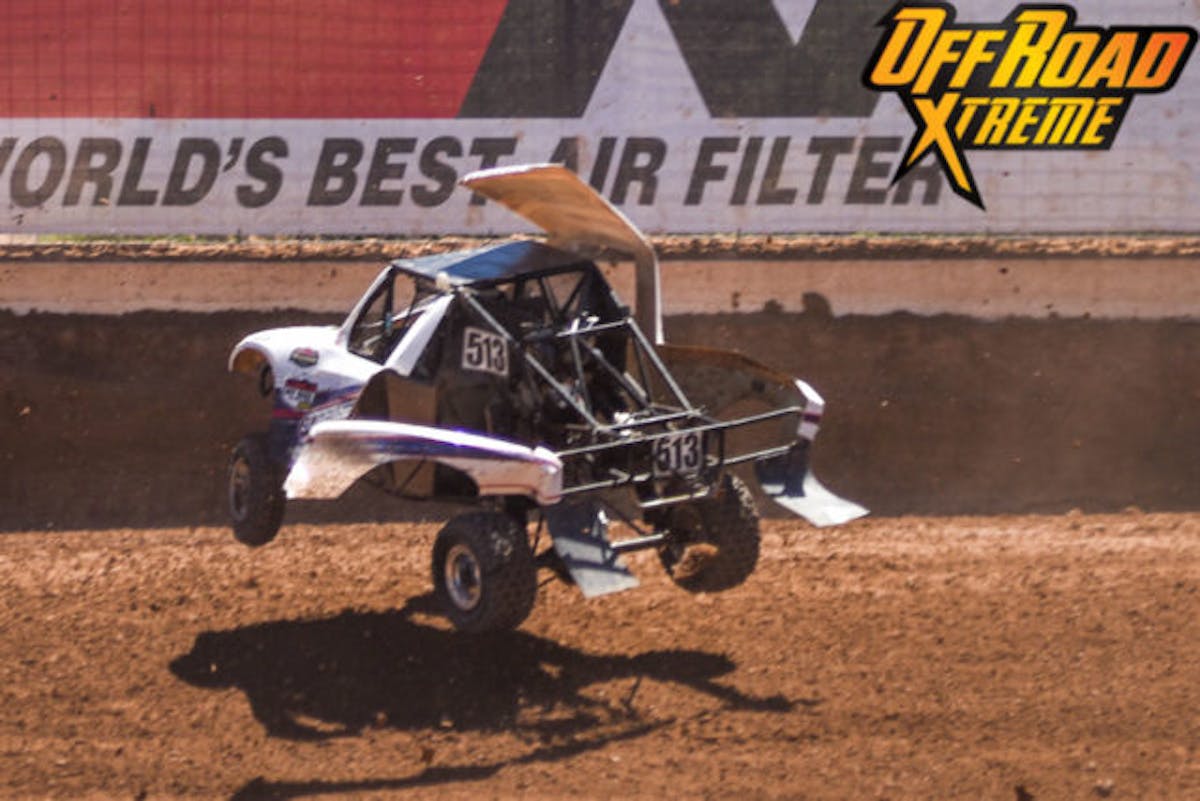 Braden Sorenson flipped it a few times after clipping with Jaden Uribe