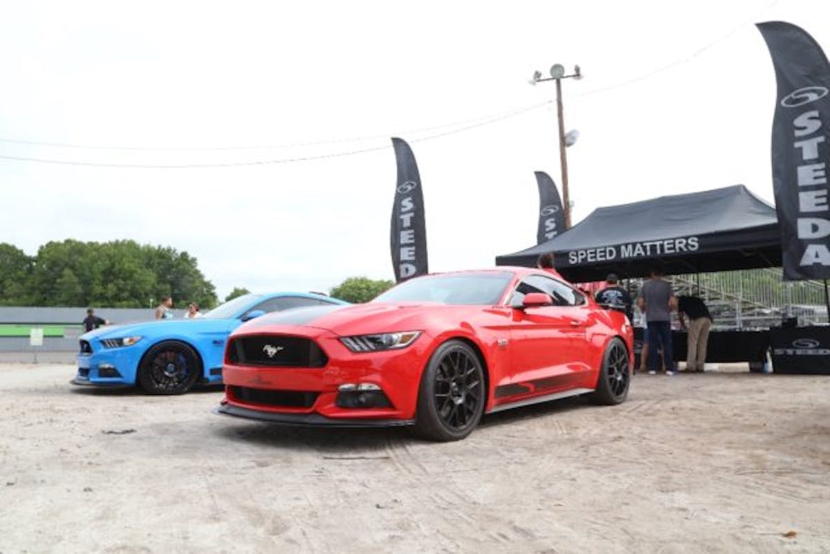 Steeda Autosports brought its Steeda Stampede to Orlando Speed World in Orlando, Florida, for a day of drag racing and car showing.