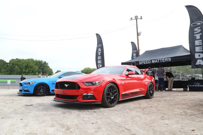Steeda Autosports brought its Steeda Stampede to Orlando Speed World in Orlando, Florida, for a day of drag racing and car showing.