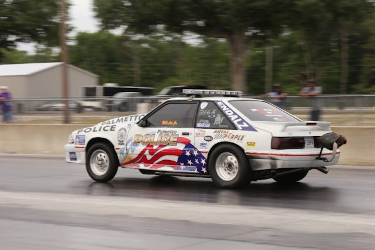 In the stacked Open Comp class it was Bill Lee Jr.’s 1990 Mustang GT that survived to take the win. There he faced off against NMRA stalwart James Steamer in his 2001 Lightning. Both vehicles were close to their dial-ins, but Bill got the jump at the tree (.049 vs. .072) to take the win. He also took him top honors in the 11.00 Index class, where he cut a perfect light in the finals.