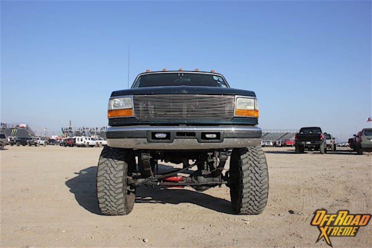 Asked about his favorite aspect of the F-350, Ridge said, "My favorite part about it is just driving it around. I'm up high, I can see everything, and being that I'm from south Orange County, the truck is not something people are used to. It's fun to run up on a Prius and have them get out of my way!"