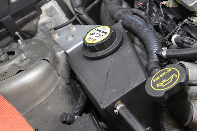 The factory tank in question.