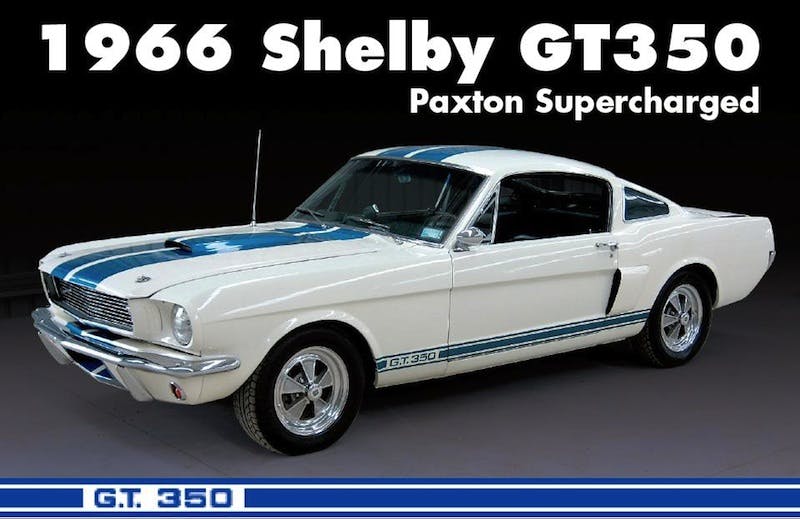 Option Code S: The 1966-'67 Paxton Supercharged Shelby GT350
