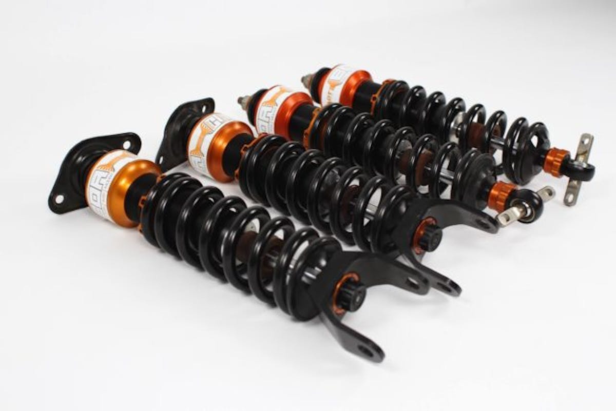 Our dampers, post-rebuild. You'd have to look pretty hard to tell they weren't brand new.