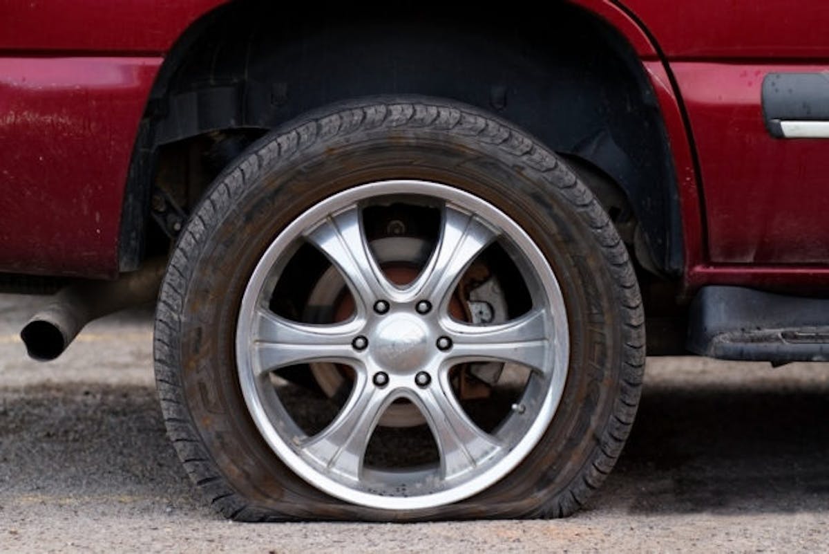 Having a TPMS system could prevent situations like this.