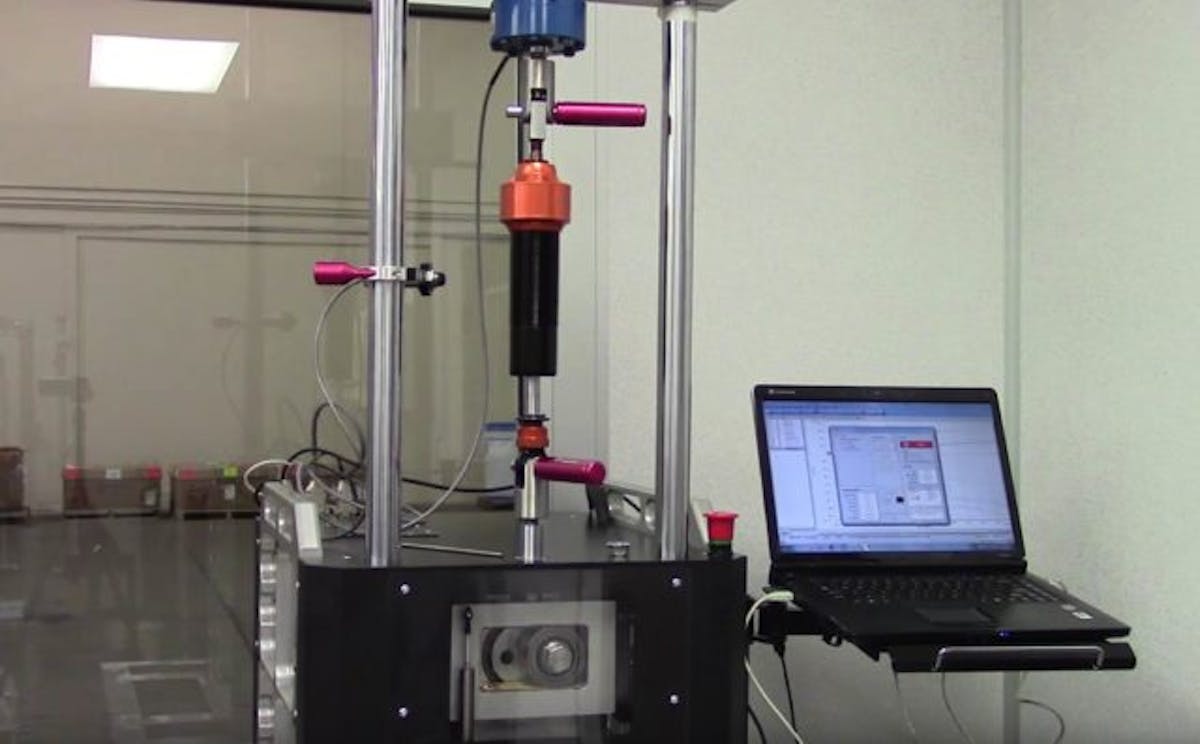 After the rebuild is complete, each damper gets tested twice on the shock dyno - the second test comes after a 'quarantine' period to make sure no gas or oil has leaked out.