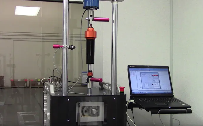 After the rebuild is complete, each damper gets tested twice on the shock dyno - the second test comes after a 'quarantine' period to make sure no gas or oil has leaked out.