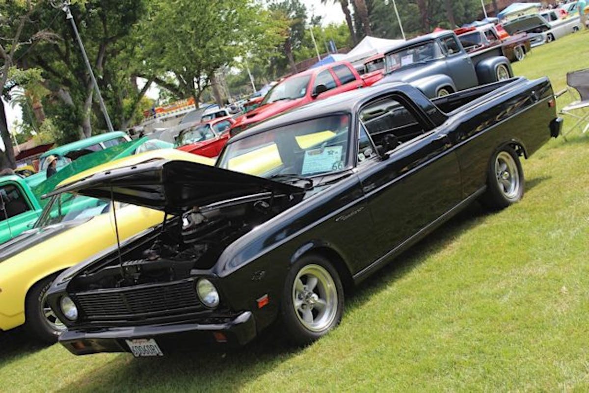 Mel and Mirian Mello brought their 1966 Ford Falcon Ranchero out to the event this year. Coming from Stockton, California, their Ranchero features a mildly built 302 cubic-inch SBF V8, paired to a rebuilt four-speed manual transmission. The car has been repainted as well, finished in a “House of Kolor Black” hue and features American Racing wheels, and a lowered stock suspension.