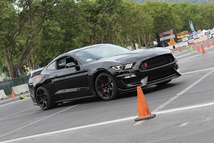 Some of the fastest cars on the autocross this year were Fords, naturally of course.