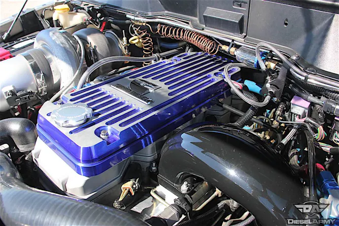 The 5.9L 24v High Output oil burner under the hood received a lot of attention, especially in the head. 