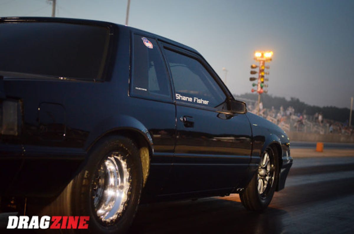 Shane Fisher added another Prize Fight championship belt to his case, qualifying number one and running a string of 4.40s, including a 4.46 in the final, to defeat Phil Hines.