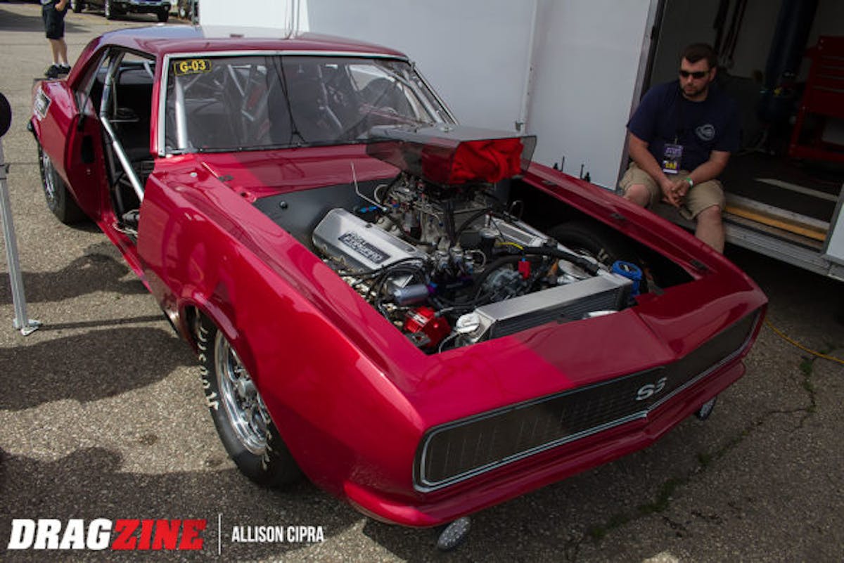 Aaron Stapleton of Fast Forward Race Cars' new '69 Camaro.