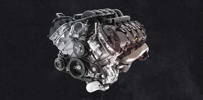 Thanks to some yet-to-be-detailed upgrades, the 2018 F-150’s dual-fuel 5.0-liter V8 picks up 10 horsepower and 13 lb-ft of torque over its port-injection predecessor.