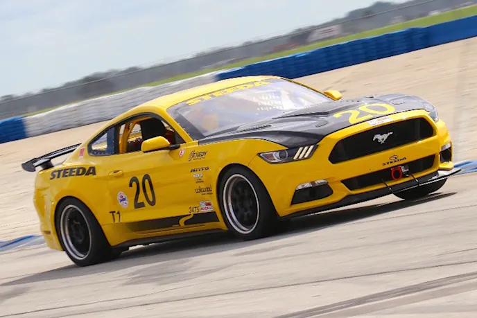 Steeda was on hand with a full array of its project car, including its latest 20 Car, a yellow S550 racer. “Racing either proves a theory or it destroys it. We are out here hardcore testing getting ready for our next race event. We went one direction this weekend and we found that we need to back off and go in another direction. Without being here, we wouldn’t be able to know that,” Dario Orlando said this car’s testing.