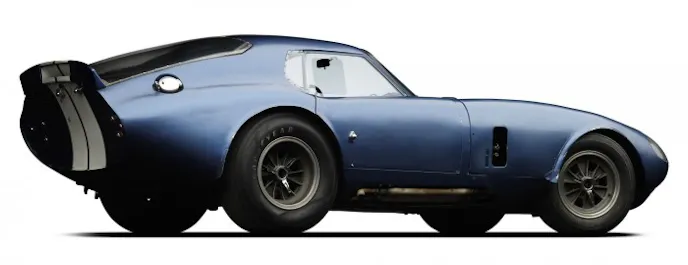 Brock recalled that most on the Shelby considered the quickly cobbled together Daytona prototype an ugly specimen. It would take some time for the rest of the Shelby team to join in the Daytona Coupe development effort in earnest. Image: Historical Vehicle Association