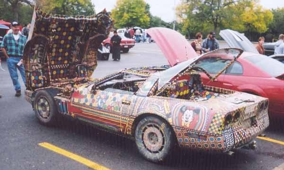 Corvette Art Car Back