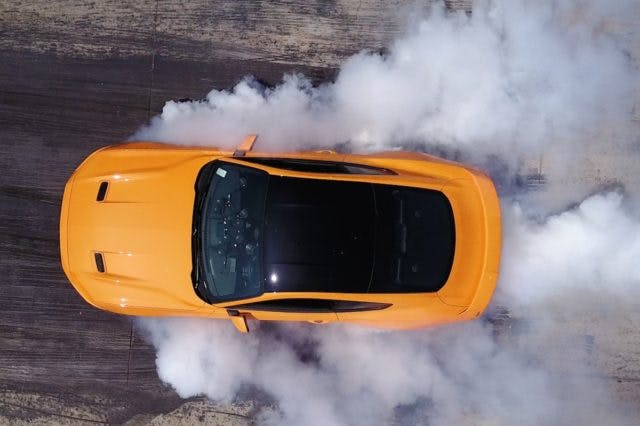 Ford is bringing the burnout-inducing Line Lock feature to EcoBoost-powered 2018 Mustangs.