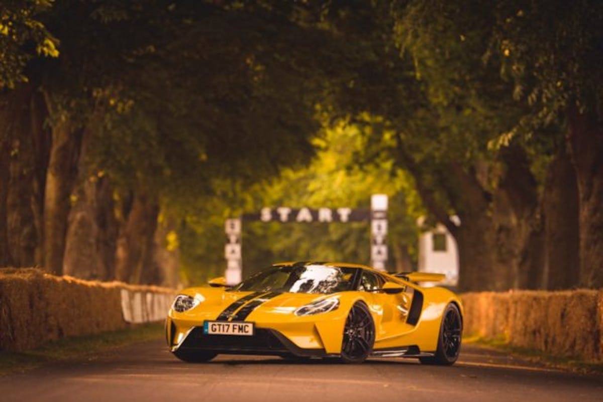 Ford GT race driver Andy Priaulx will have the pleasure ascending the hill in a production Ford GT.