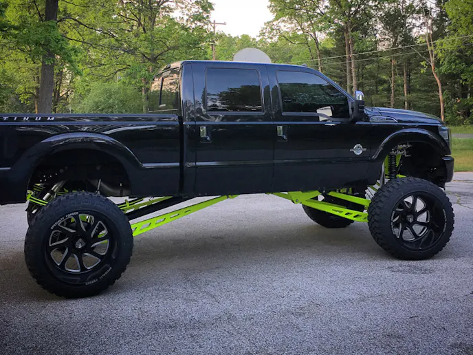 Is Kevin's truck perfect? Yes, except for one thing – the paint. Given the option, Kevin would rather have white. "I spend so much time cleaning the black paint and keeping it looking good," he said.