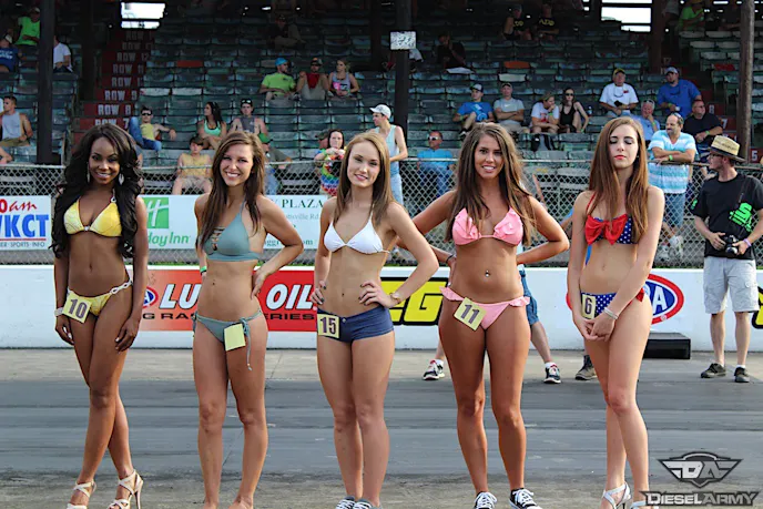 The finalists in the 2017 Miss TS Outlaw Bikini Contest