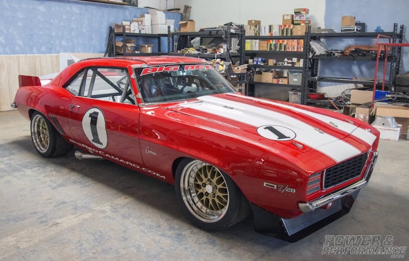 The Big Red Camaro Takes on Pikes Peak