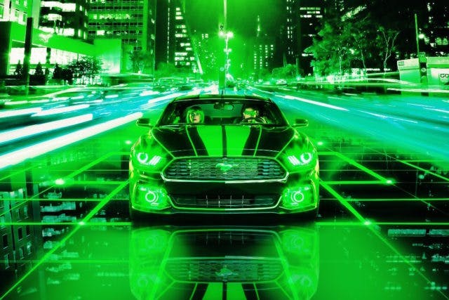 Josh River’s custom-wrapped S550 looks like its straight out of a sci-fi movie.