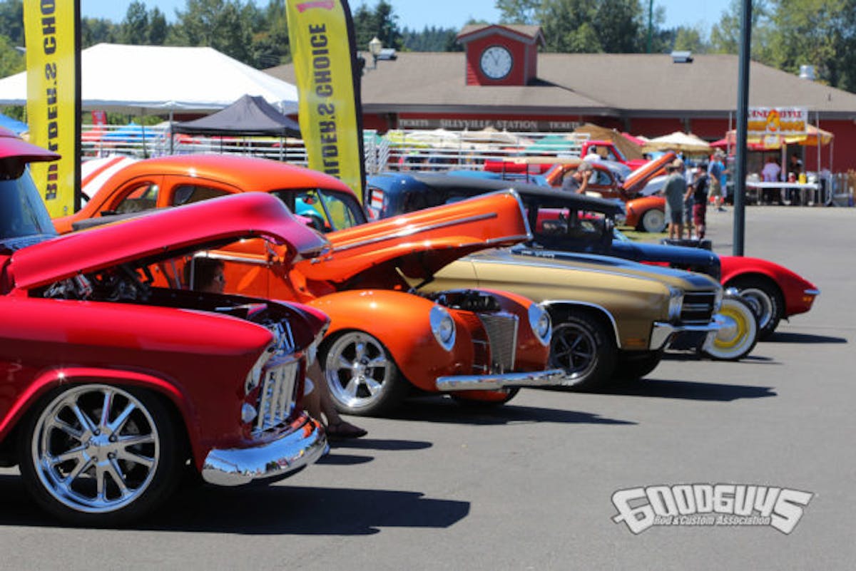 When the weather turns warm, the cars flock to the Goodguys events.
