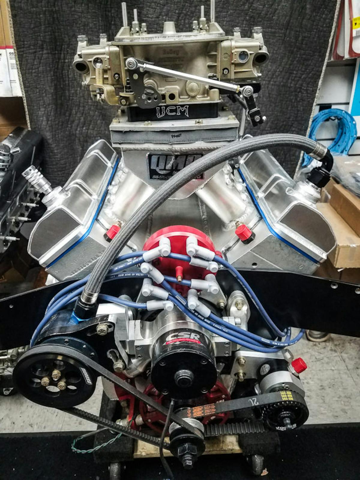 As Consolo pointed out to us during our conversation, engine builders often get carried away when building their own (or in this case, Dad's) engines. Lots of serious parts onboard here!