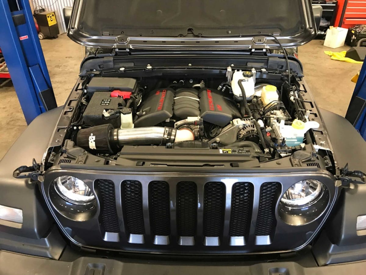 JL Wrangler LS swap