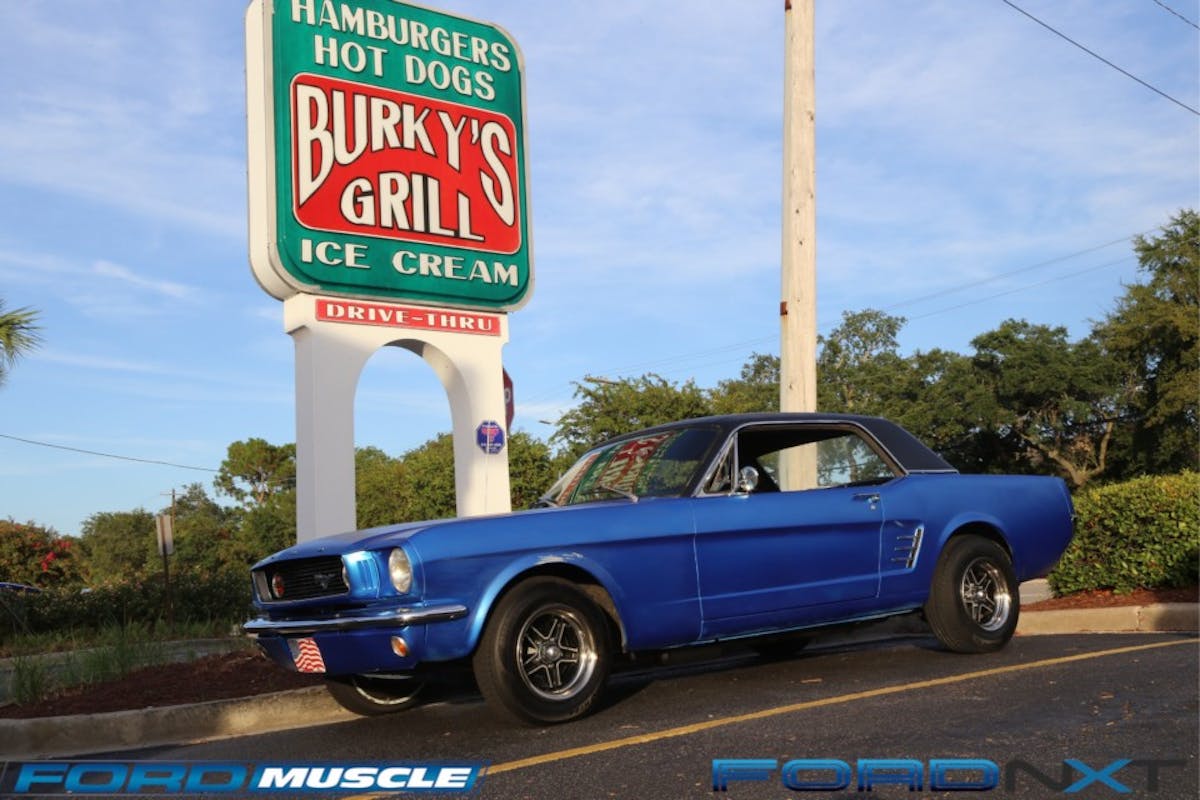 Local Dave Atwood brought out his 1966 Mustang project, which is still in process. He started it as a father-son build, but when the younger Atwood picked up a more modern Mustang, Dave took over the classic.