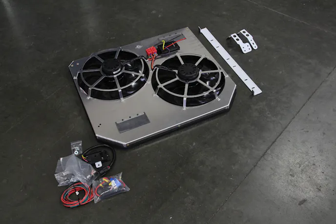 image of complete Flex-A-Lite 6.0-liter electric fan kit