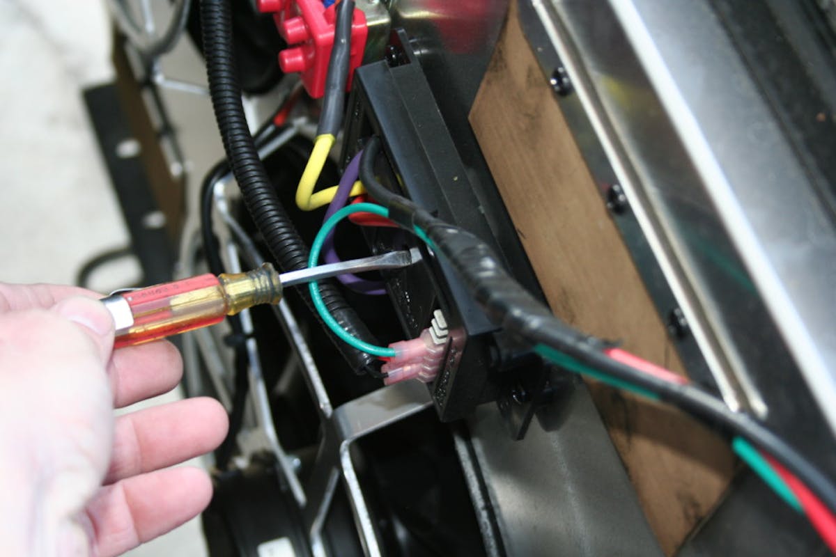 image of fan start temp being adjusted