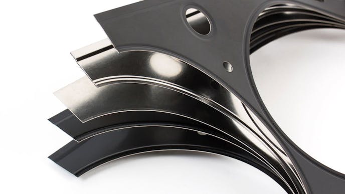 Cometic Multi-Layered Steel Gasket Cutaway