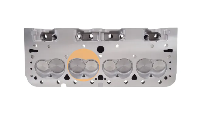 Quench Area of Wedge Chamber