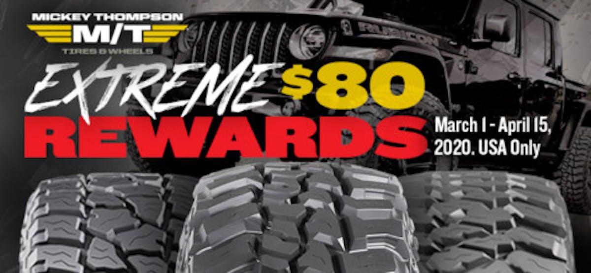 Mickey Thompson Spring Rewards Program