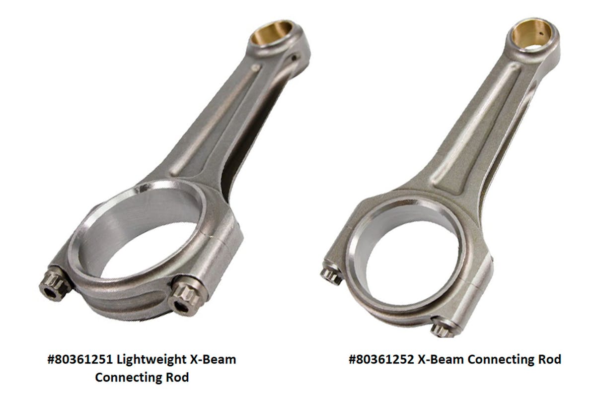 X-beam connecting rods