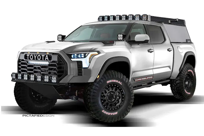 @pictafiedesign desined this Overland style 2022 Toyota Tundra 2022 Toyota Tundra