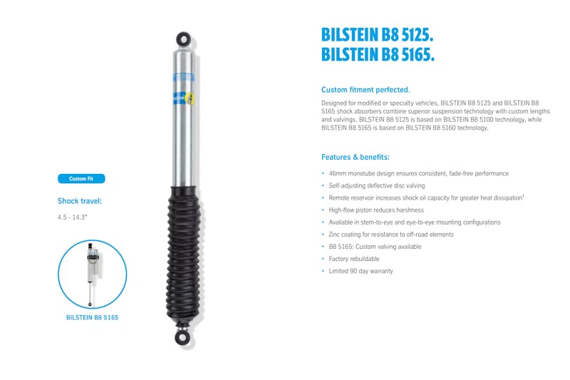 Bilstein Off-Road 5125 5165