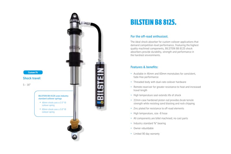 Bilstein Off-Road 8125 Coilover