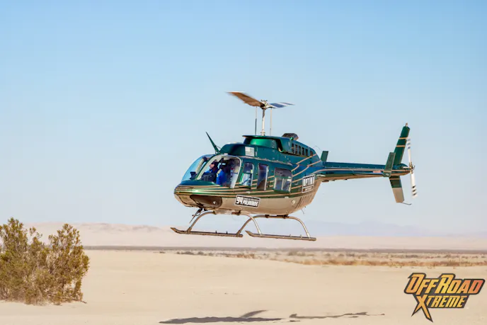 Off-Roading Trophy Truck And Helicopter Hot Laps With Christopher Polvoorde